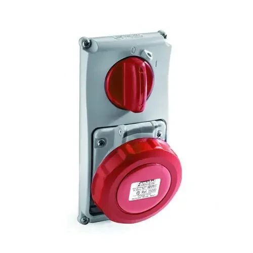 BASE INTERBLOCANTE VERTICAL 16A 110V IP44 3P+T Favorito De Clientes