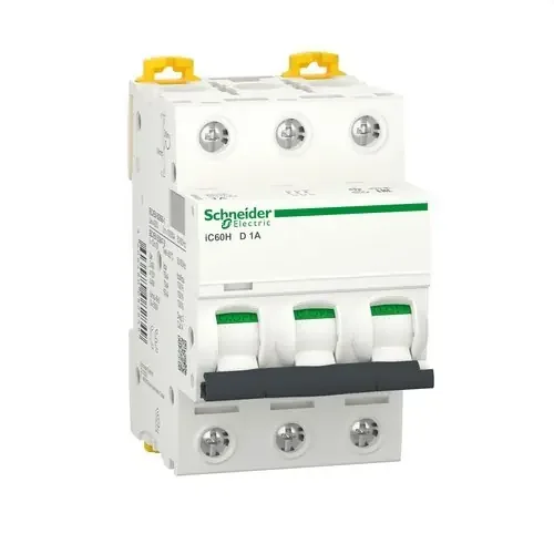 Compra Hoy INTERRUPTOR AUTOMÁTICO MAGNETOTÉRMICO iC60H 3P 1A CURVA-D