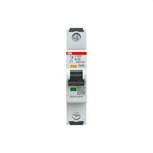 Oferta Especial INTERRUPTOR AUTOMÁTICO S301P-B20 1P 20A CLASE B 25kA