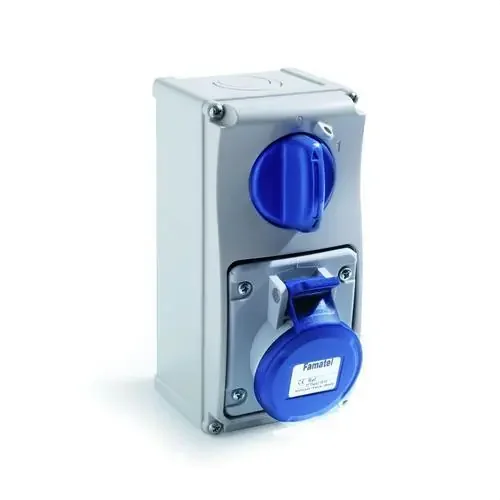 Oferta Flash BASE INTERBLOCANTE VERTICAL 3P+N+T 16A 230V IP44