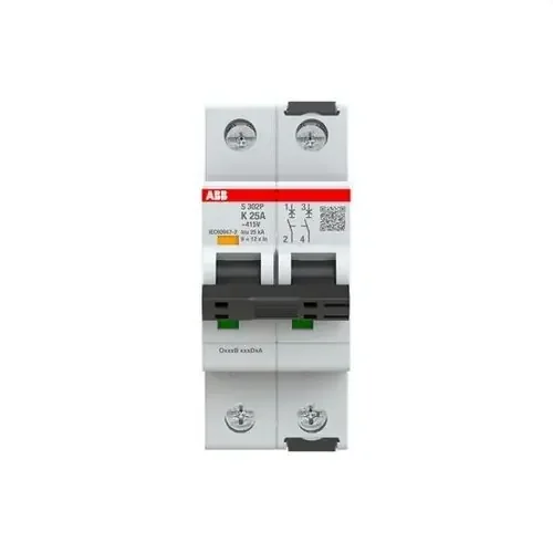Precio Económico INTERRUPTOR AUTOMÁTICO S302P-K25 2P 25A CLASE K 25kA